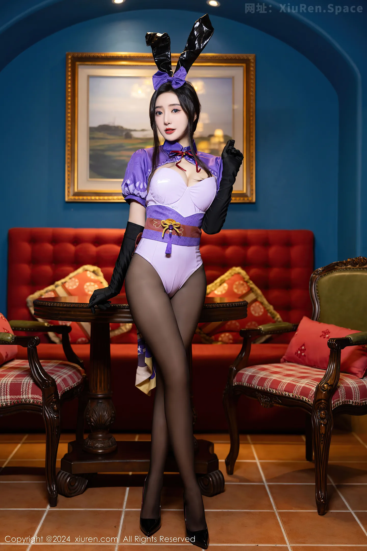 图片[6]-[XiuRen秀人网]VOL.8562 女神王馨瑶yanni性感紫色内衣配超薄黑丝秀完美身材迷人诱惑写真81P-秀人网官方网站